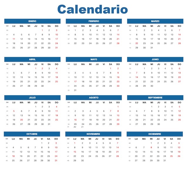 Calendario 2024 de Venezuela Días festivos 2024